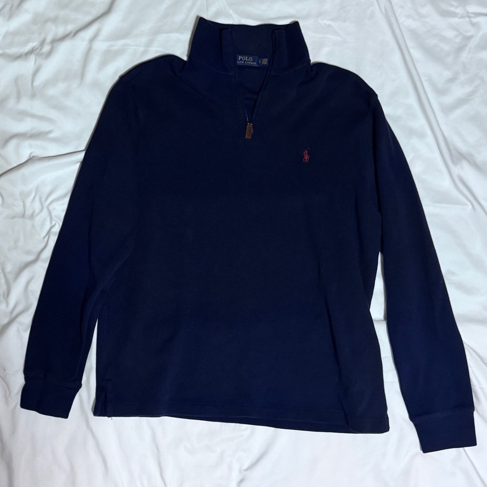 Polo by Ralph Lauren Blue Zip Up Sweater